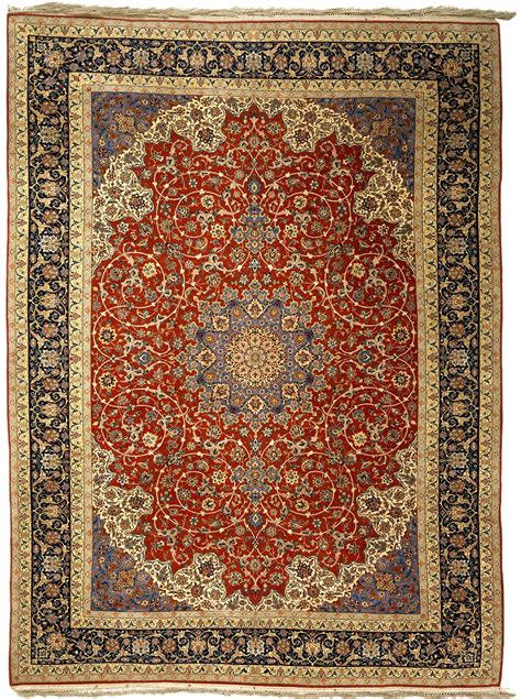 isfahan persian scenery rug